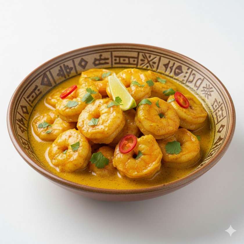 Shrimps with Curry