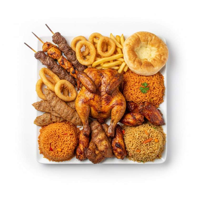 Mix khebab platter two
