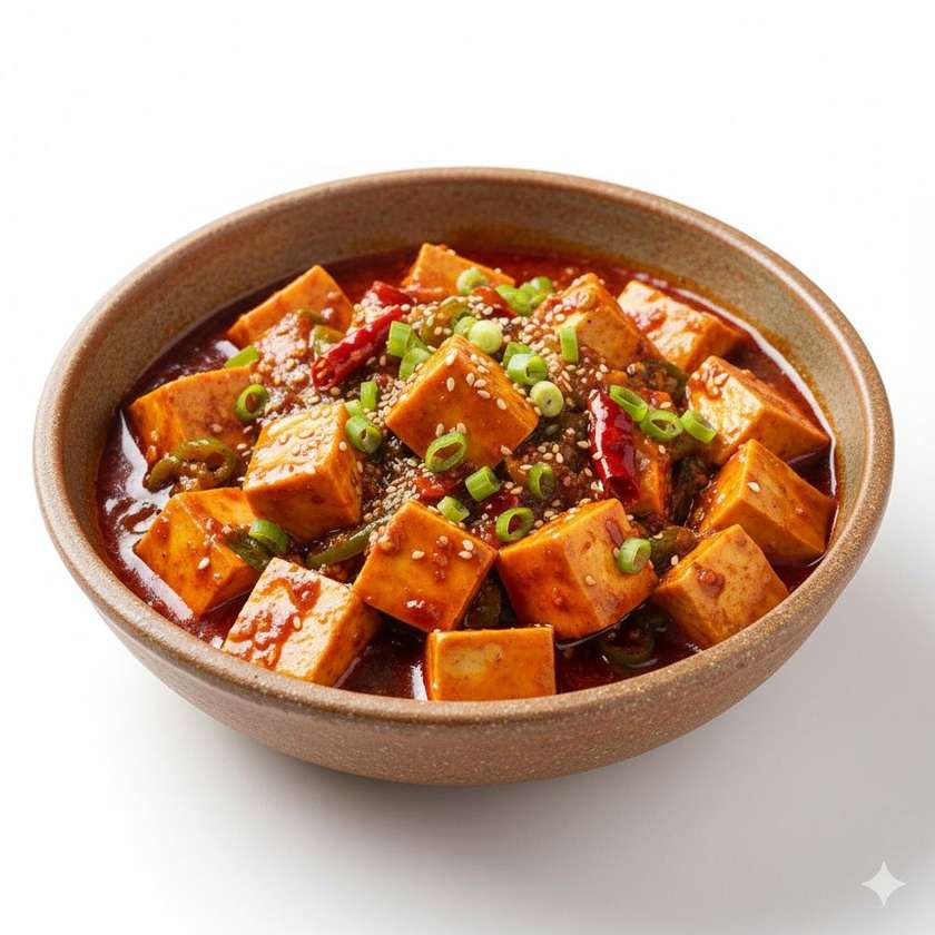 Tofu with Szechuan Sauce