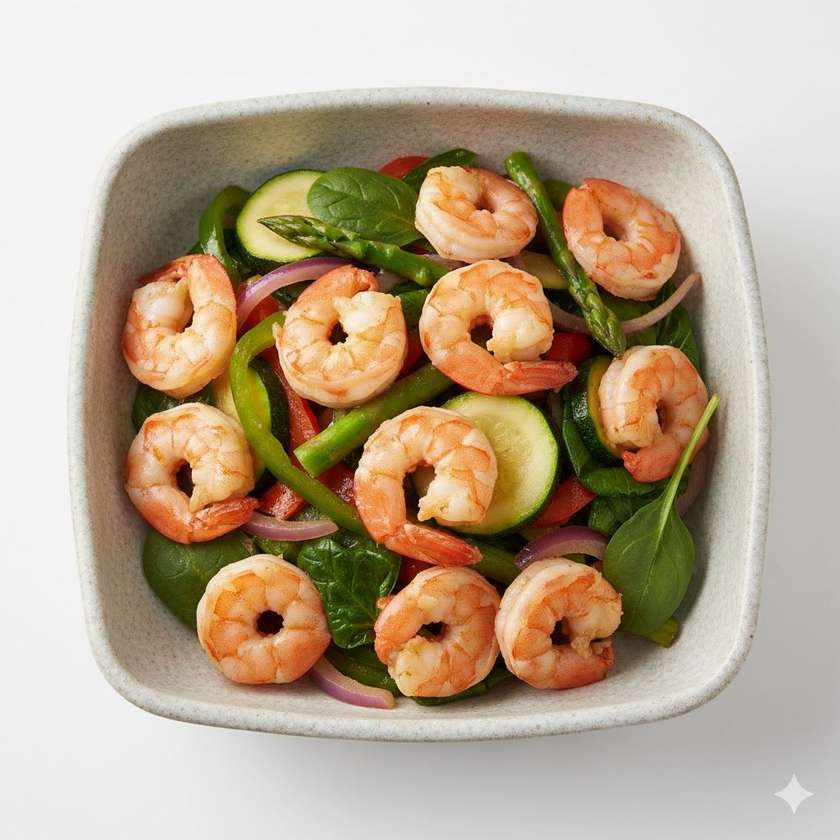 Shrimps with Vegetables