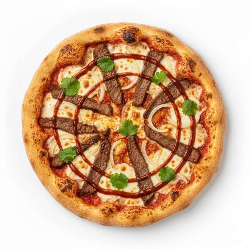 Beef Barbecue Pizza
