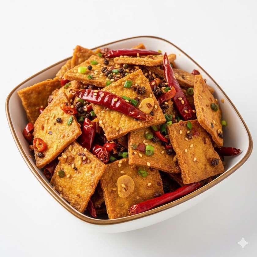 Deep-fried Spicy Tofu