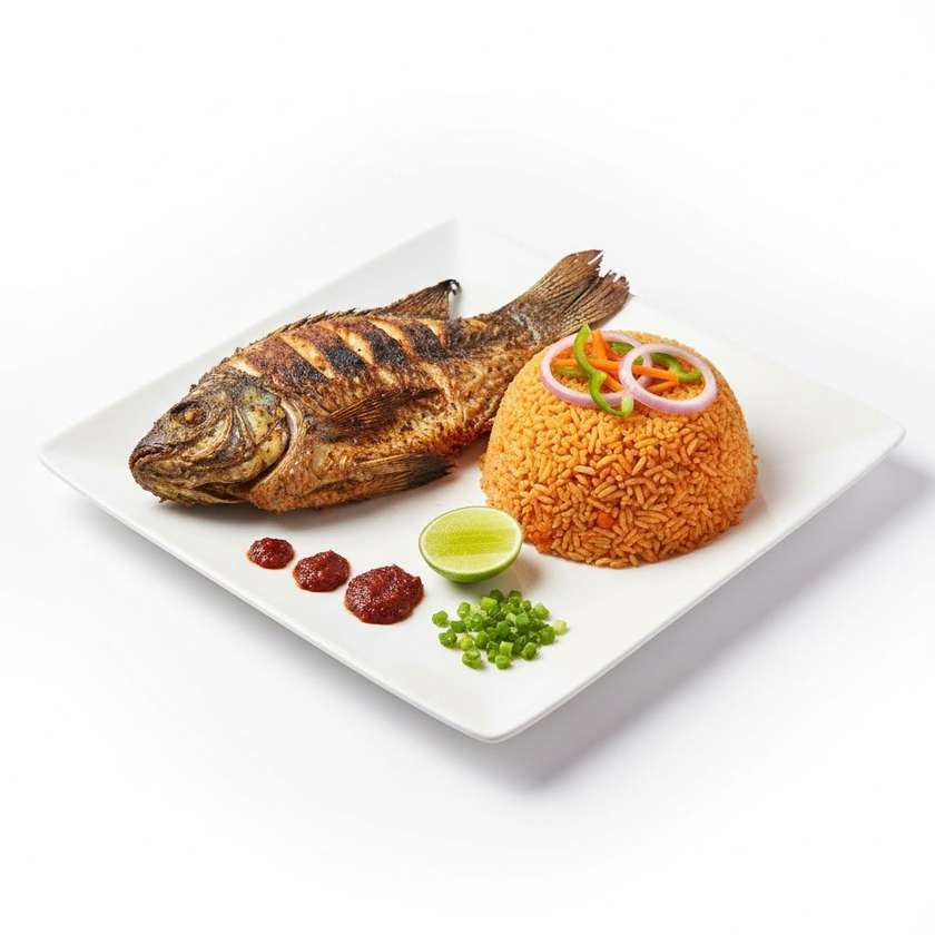 Grilled Tilapia Jollof