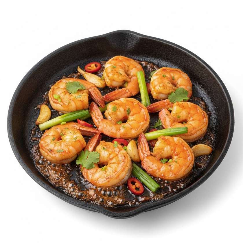 Sizzling Prawns