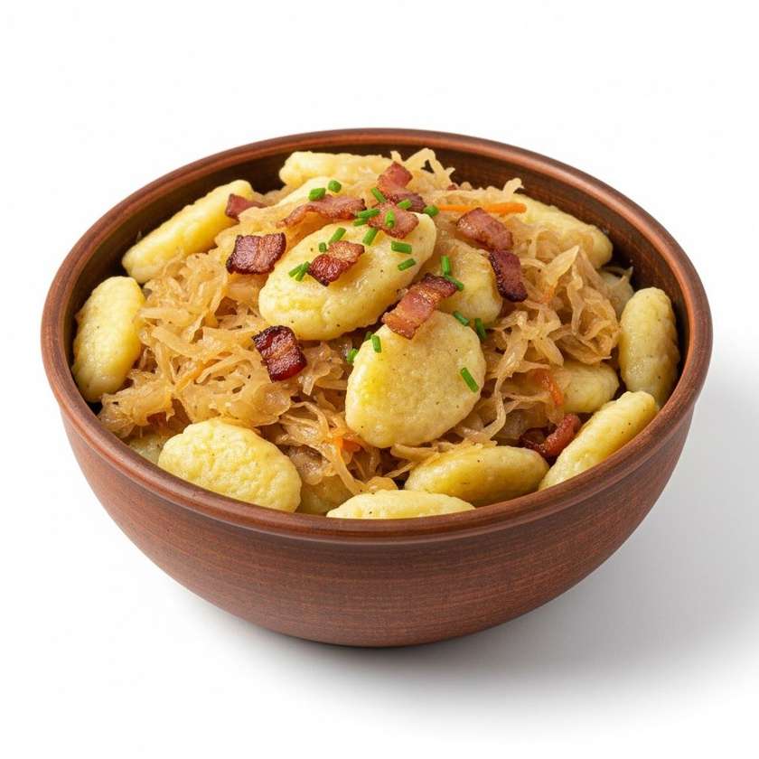 Domáce strapačky s kyslou kapustou 250g / 1,3,7