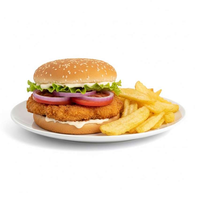 Chicken Burger Chips