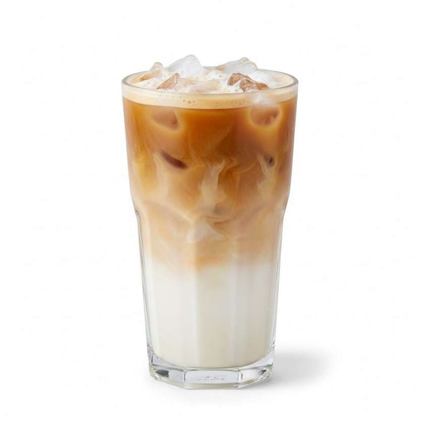 Vanilla Ice Latte (Espresso, Vanilla Syrup, Milk)