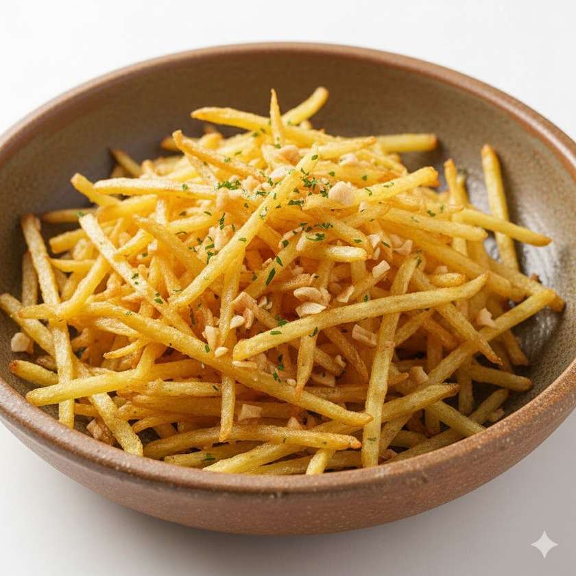 Shredded Potato with Garlic