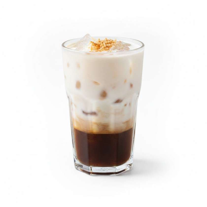 Coconut Ice Latte (Espresso, Coconut Milk, Coconut Syrup)