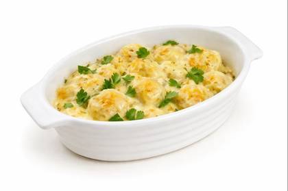 Fried dumplings with pork and beef