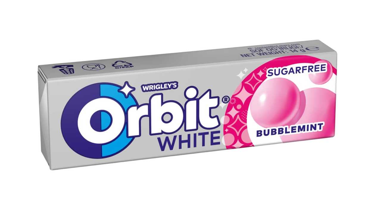 Chewing Gum Orbit White Bubblemint 14 G