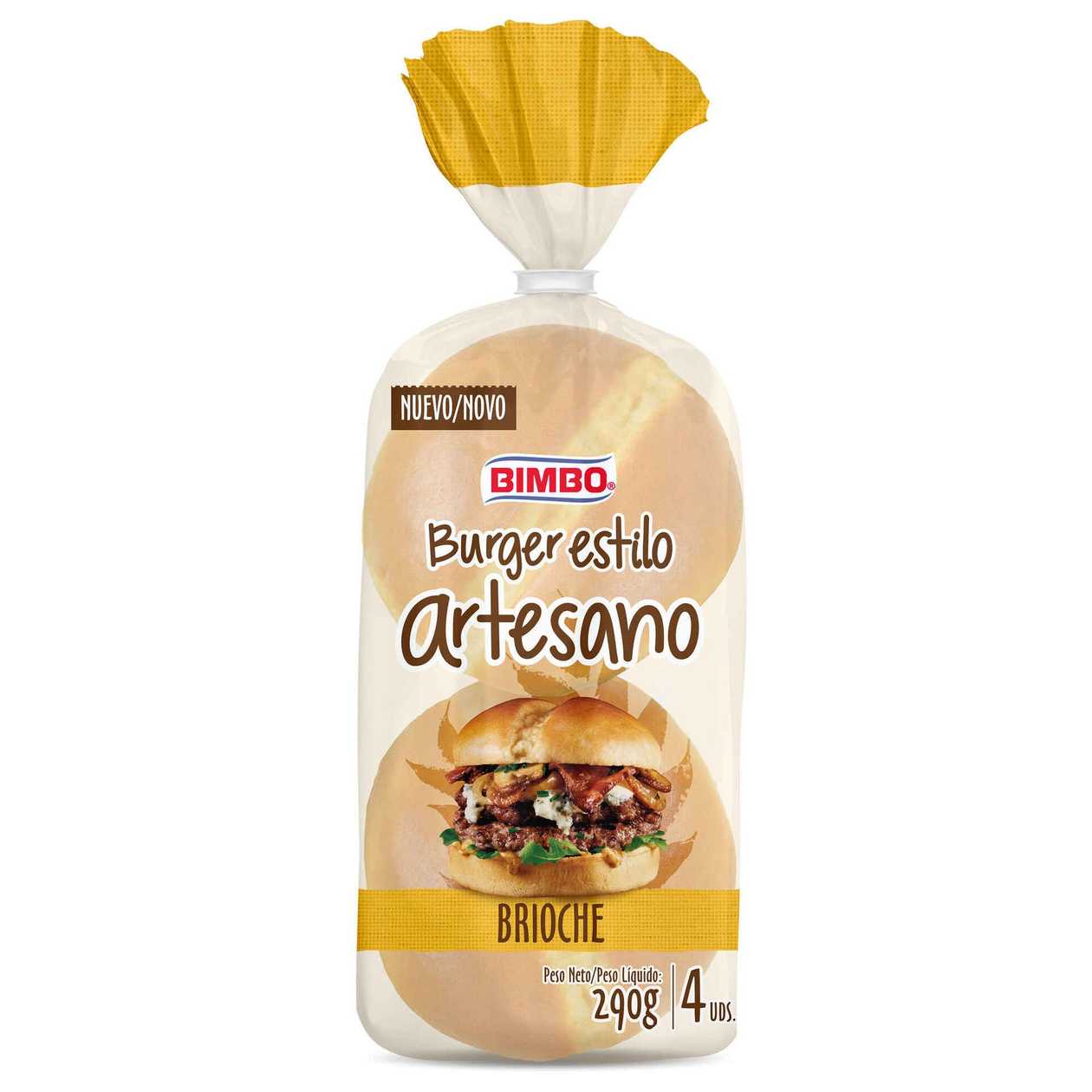 Maxi Burger Brioche Bimbo 4 un