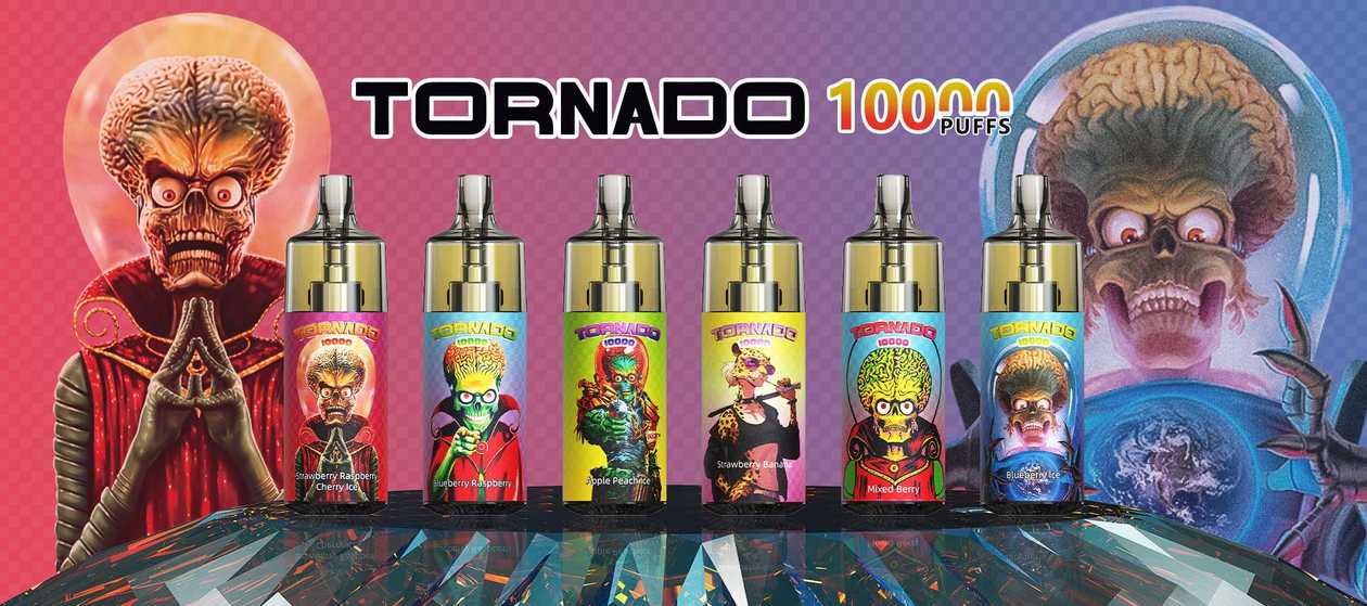 GOBAR Tornado 10000 Puffs Refillable Rechargeable Disposable Vape 20mg