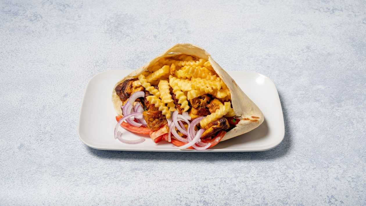 Κεμπάπ σε Κυπριακή Πίτα