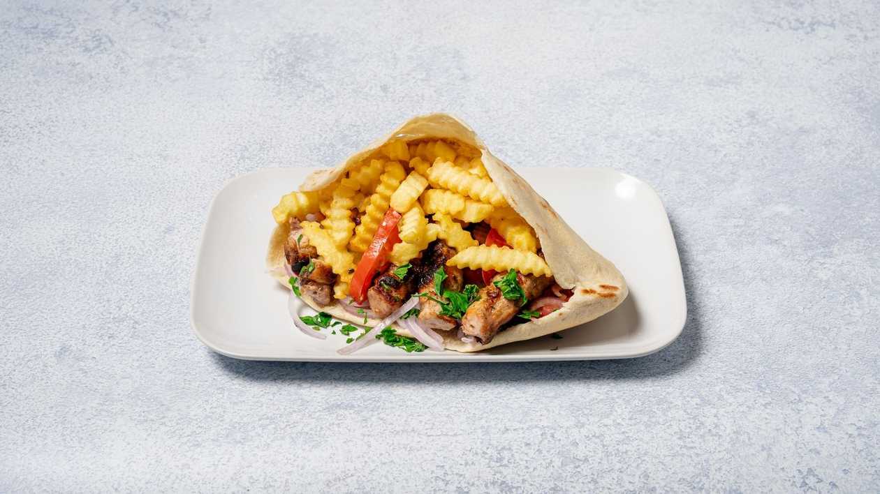 Κεμπάπ Φιλαδέλφεια σε Κυπριακή Πίτα