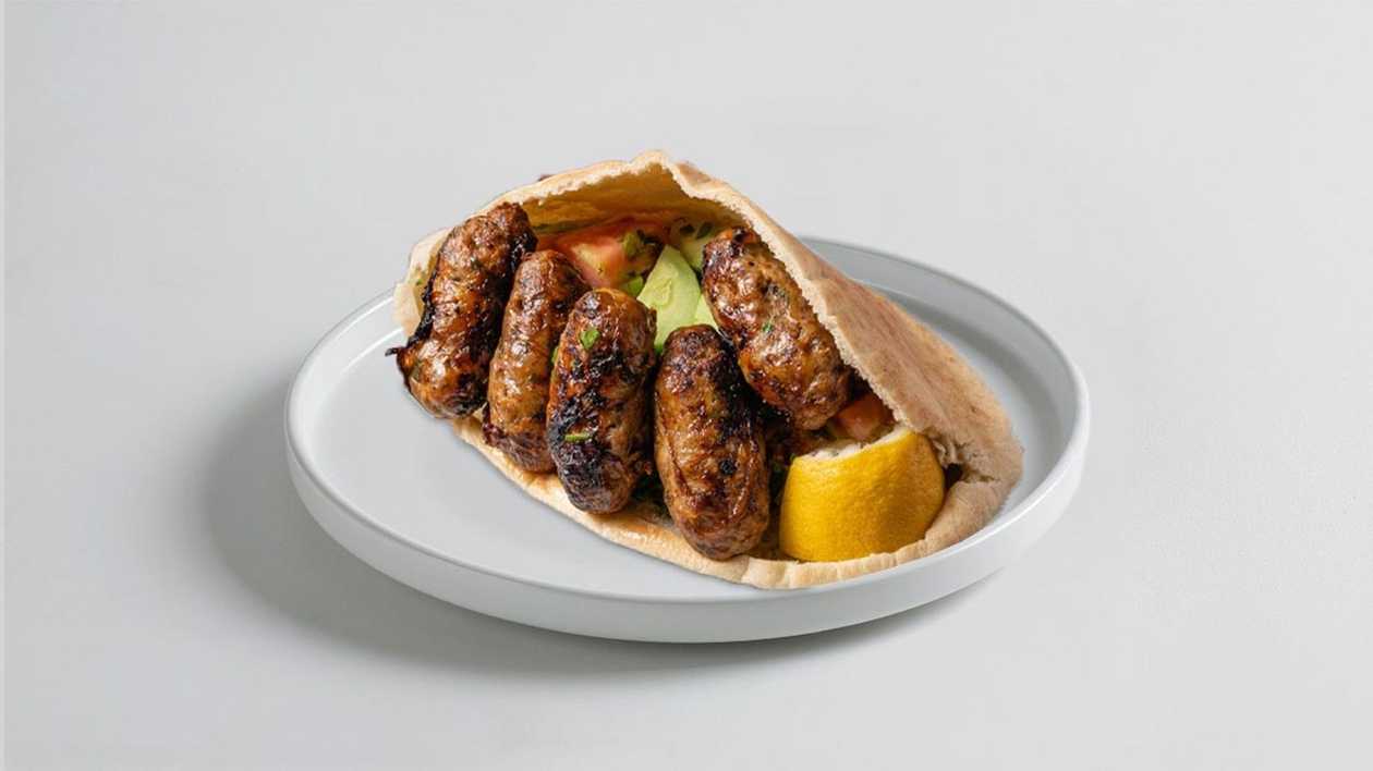 Σεφταλιά σε Κυπριακή Πίτα