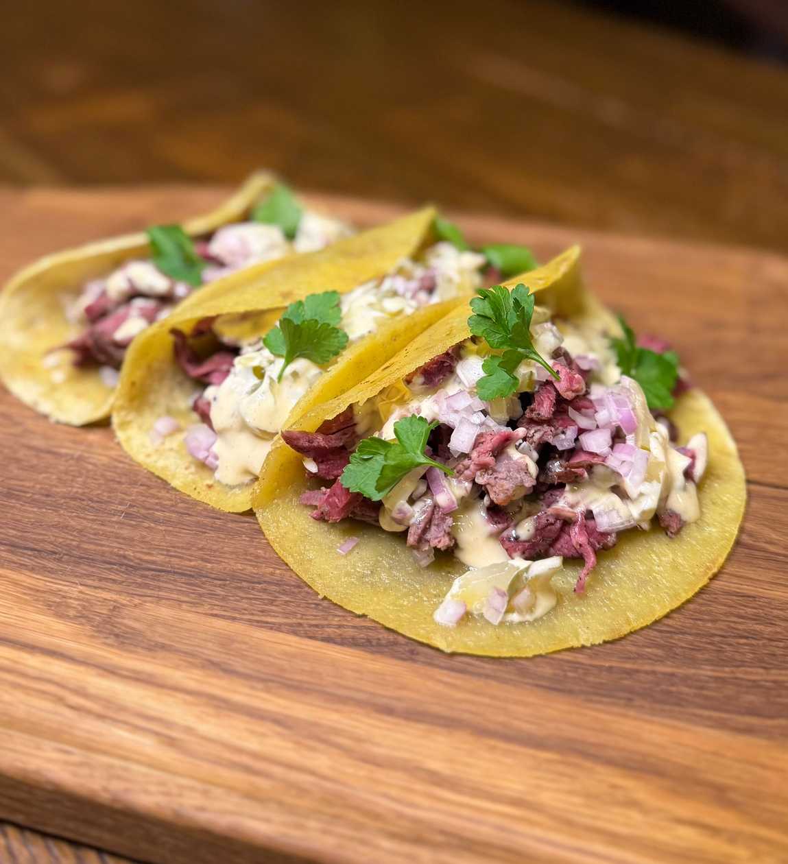 Pastrami Tacos