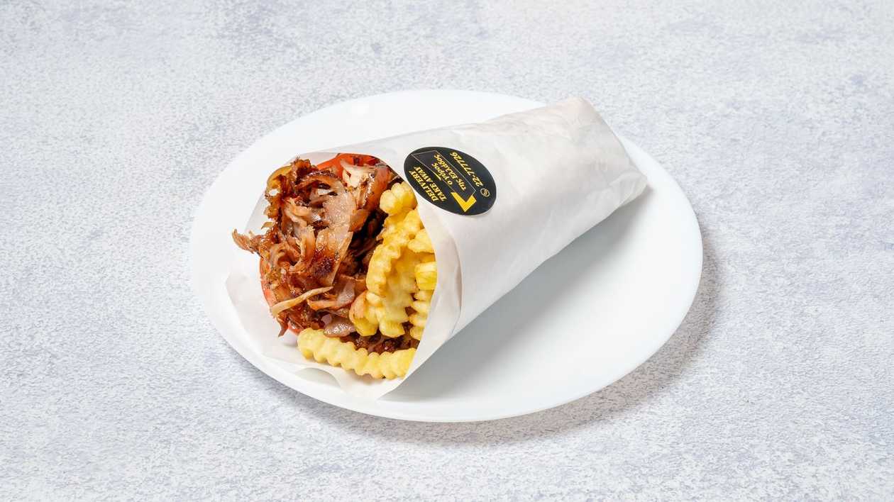 Γύρος Κοτόπουλο σε Ελληνική Πίτα