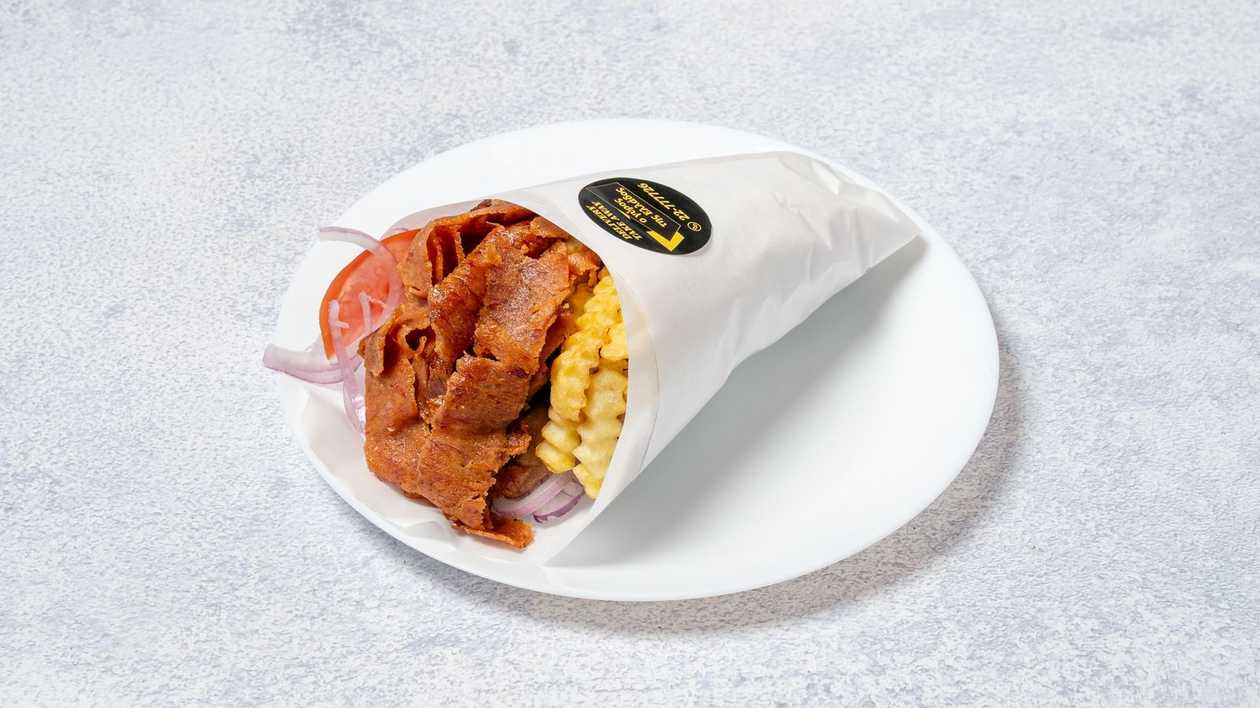 Γύρος Βοδινός σε Ελληνική Πίτα