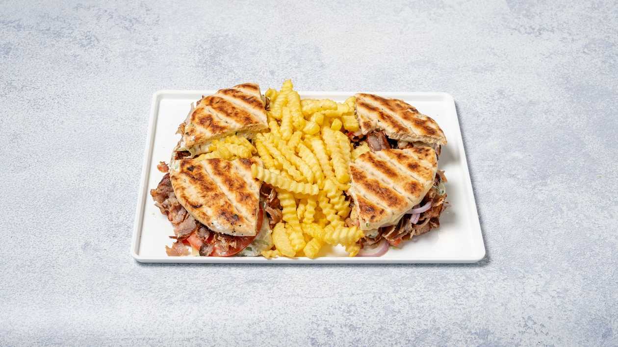 Σκεπαστή με Γύρο Χοιρινό