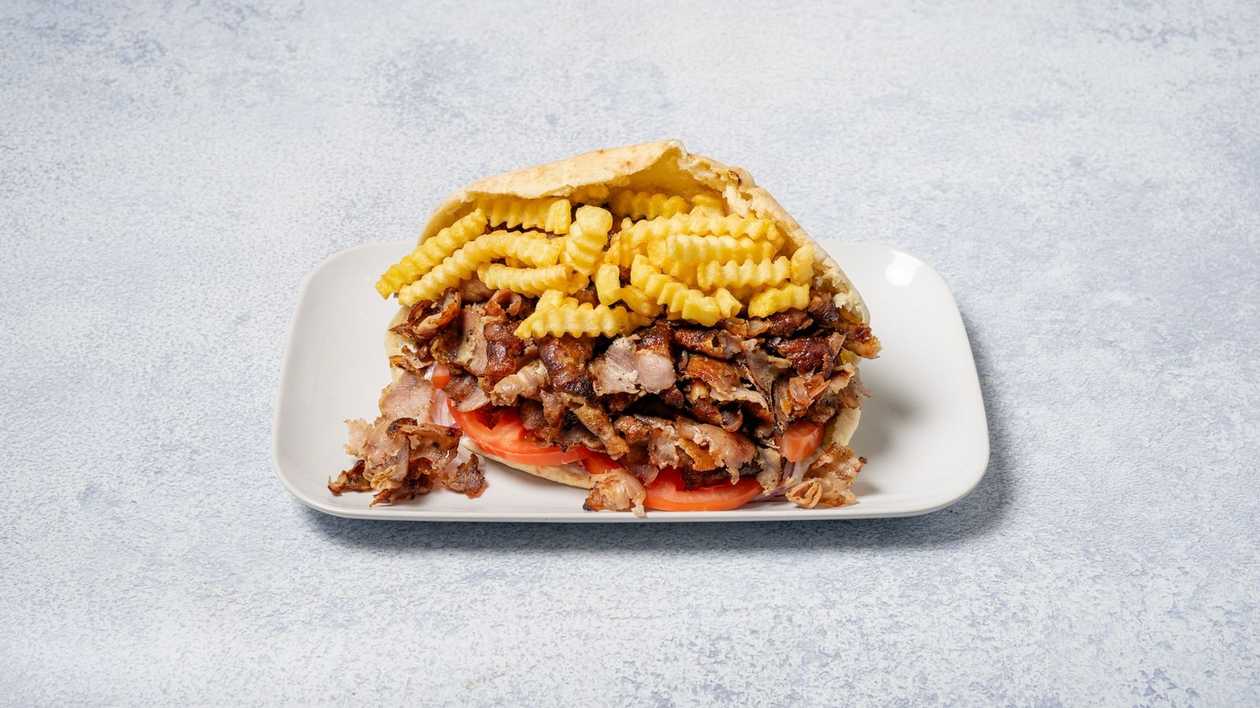 Γύρος Χοιρινός σε Κυπριακή Πίτα