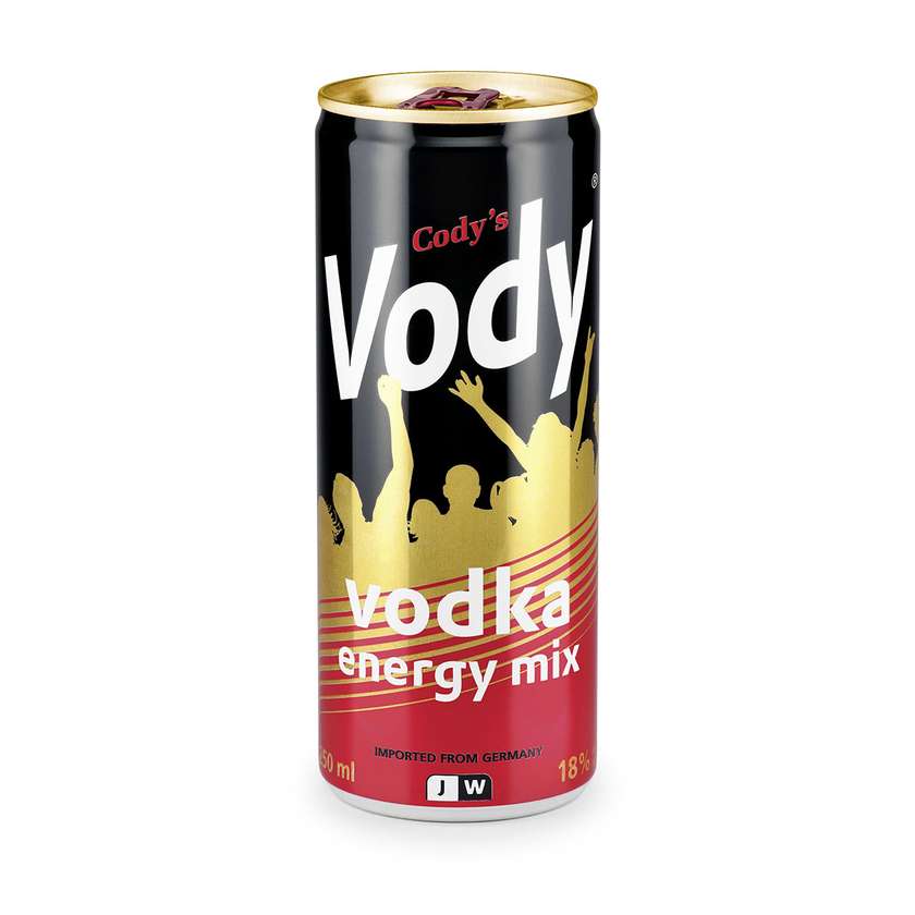 Cody's Vody Vodka energy mix