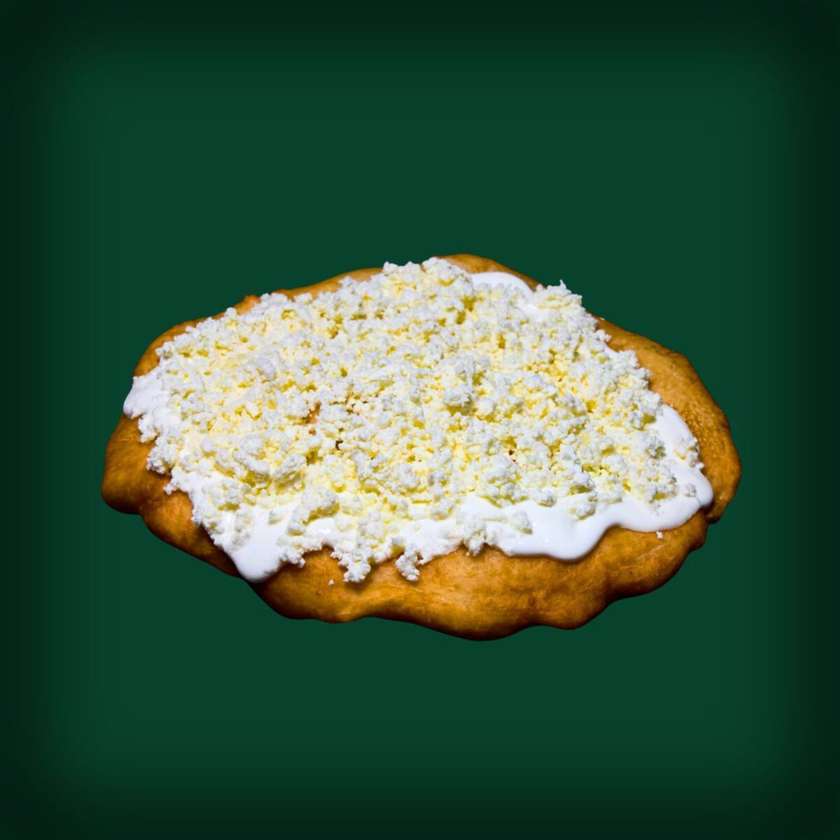 Langos cu Smantana si Branza Telemea 240g
