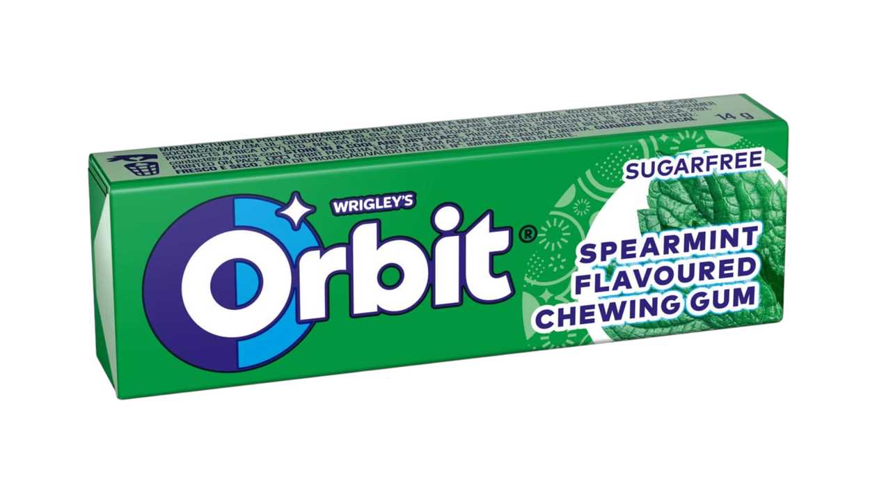 Chewing Gum Orbit Spermint 14 G