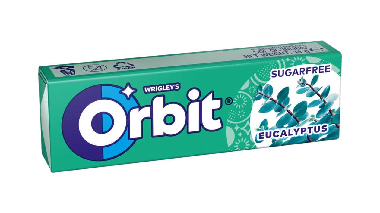 Chewing Gum Orbit Eucalyptus 14 G