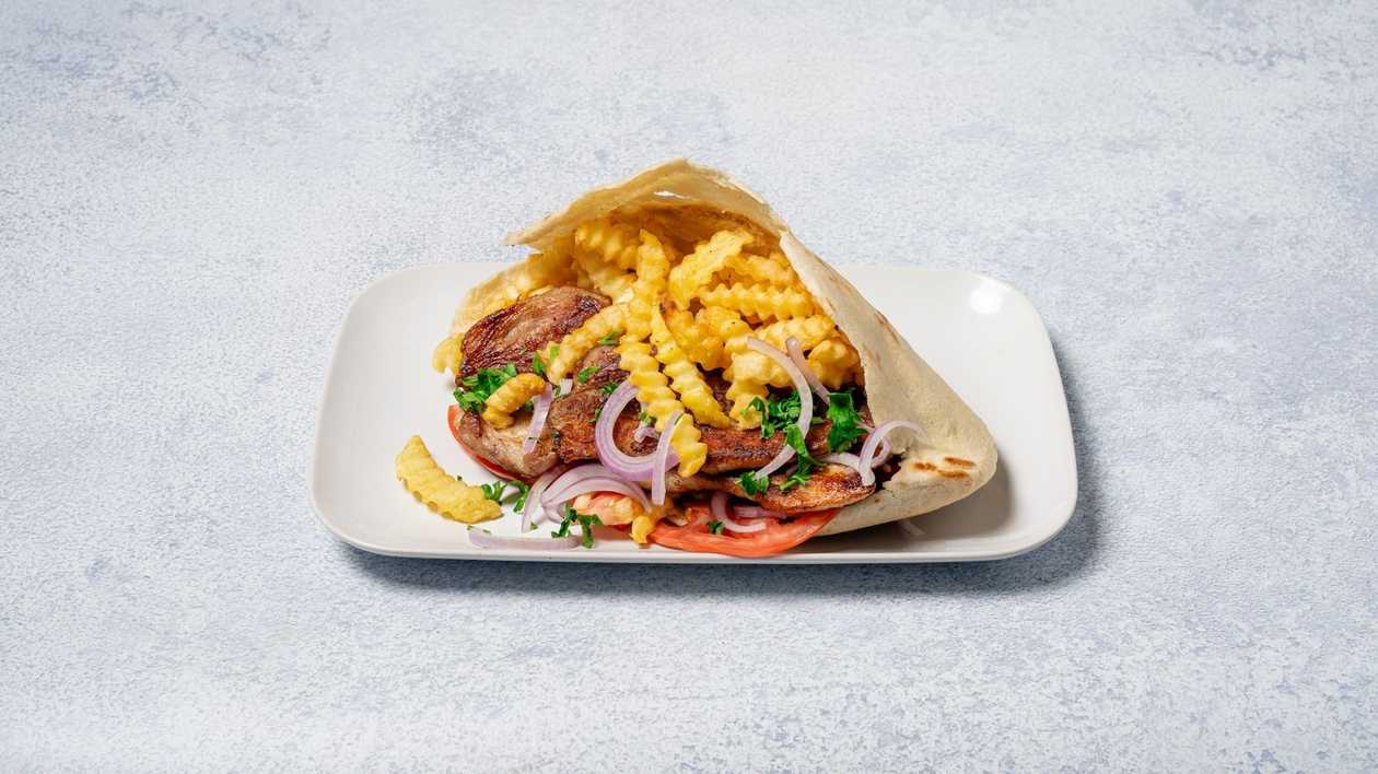 Γεμιστό Μπιφτέκι σε Κυπριακή Πίτα