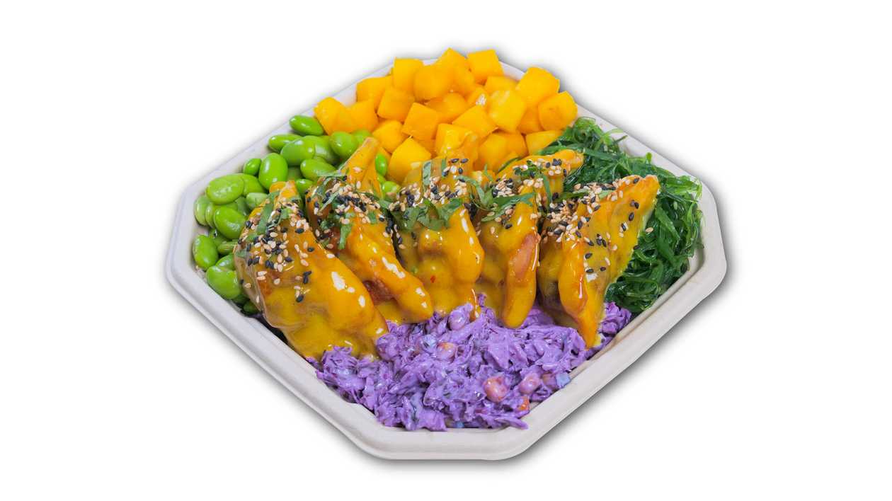 Gyoza-curry Chicken Bowl