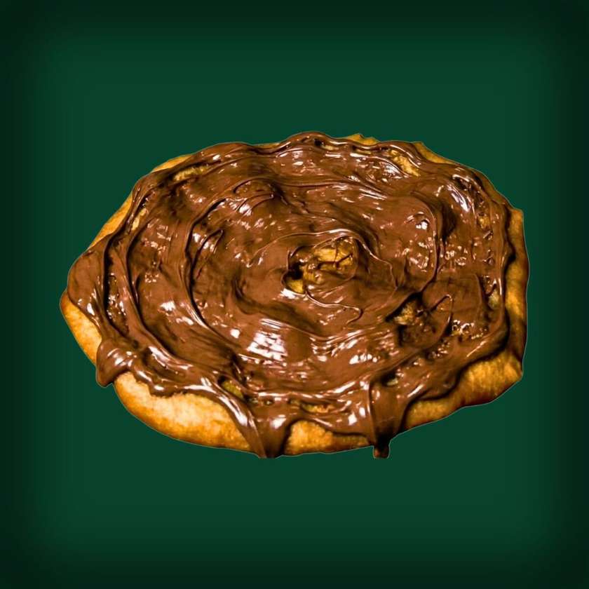 Langos cu Nutella