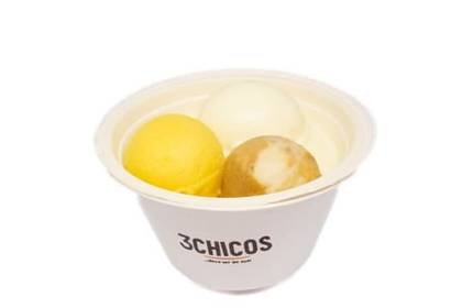 Gelado Artesanal com 4 Toppings (500 ml)