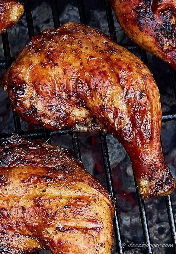 Half Grilled Chicken - Family Platter: With two sausages, salad, two sodas and chips.