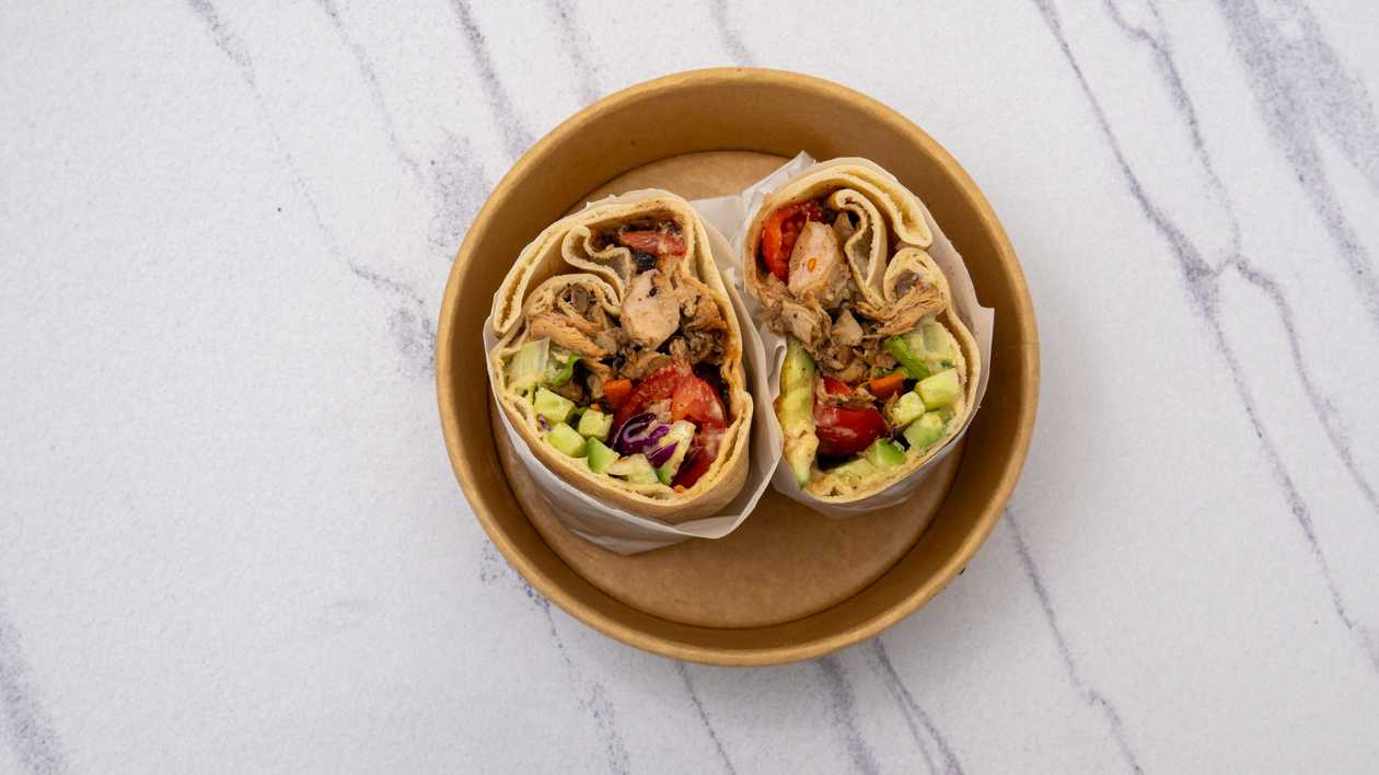 Grilled Chicken Pitta Wrap