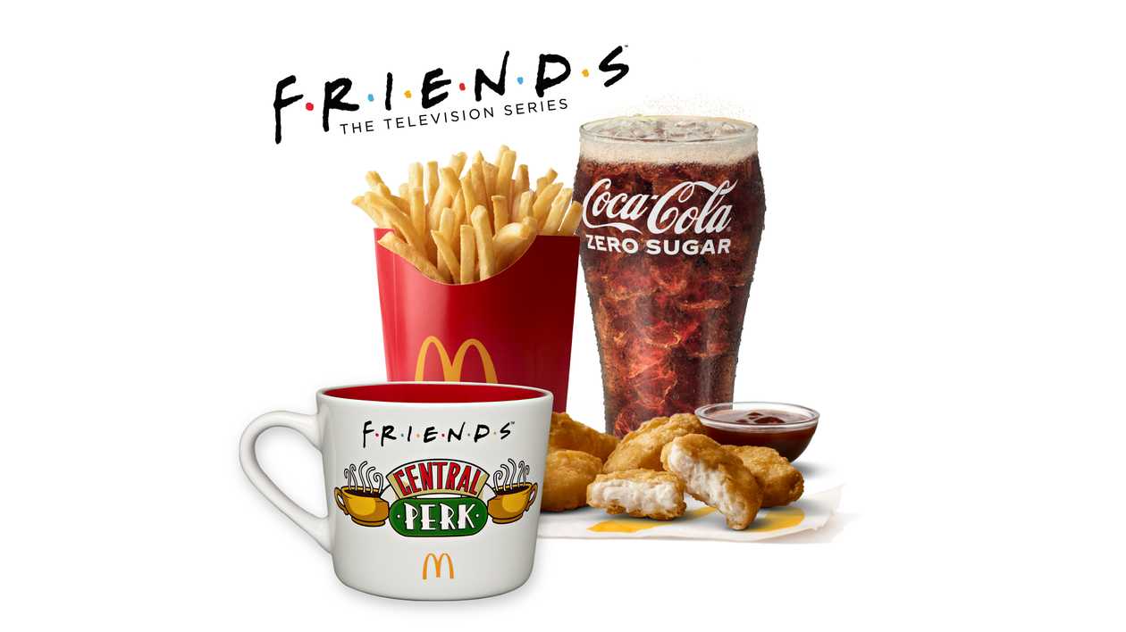Large 6 Chicken McNuggets Meal + Friends Mug