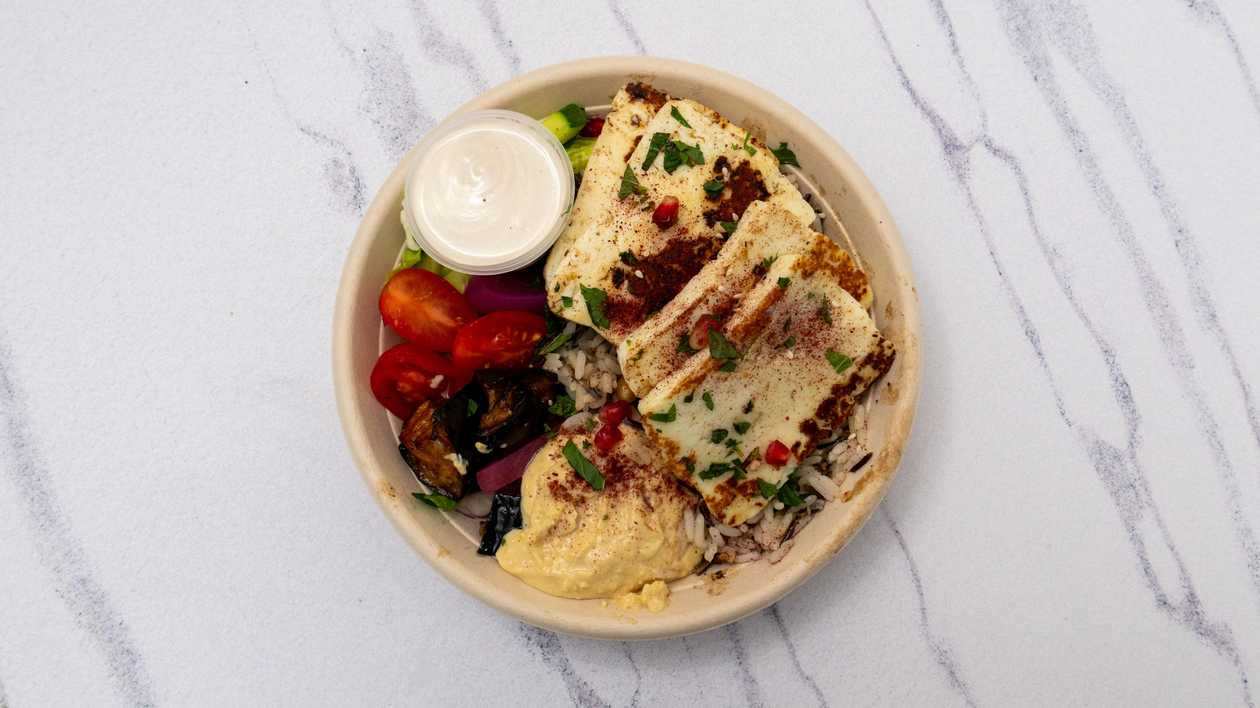 Halloumi Rice Bowl