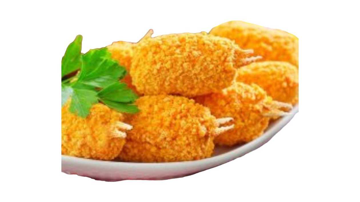 Krabju spīles panējumā ar mērci (7 gab.)