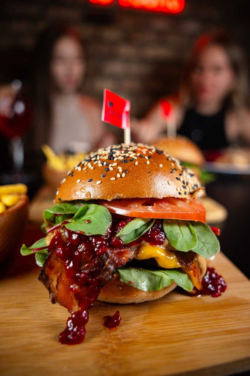 Peanut Butter Burger, Price includes Fries