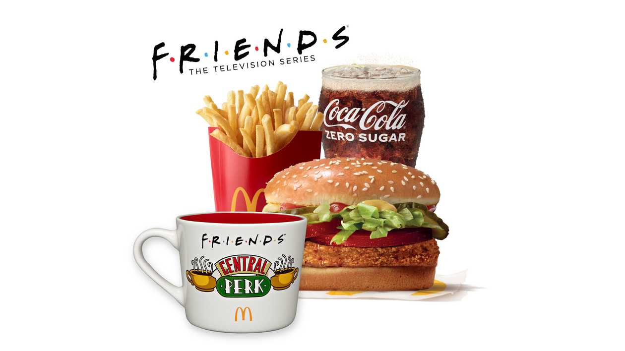 Large Veggie Burger Meal + Friends Mug