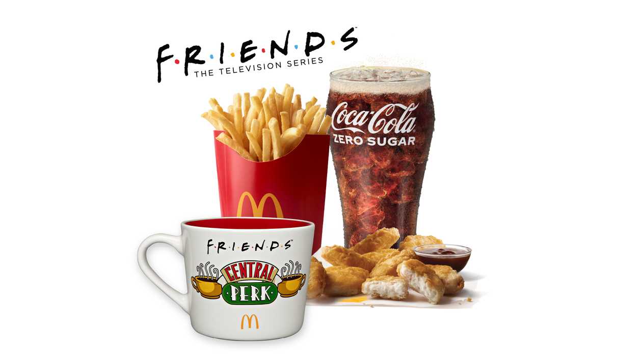 Large 9 Chicken McNuggets Meal + Friends Mug