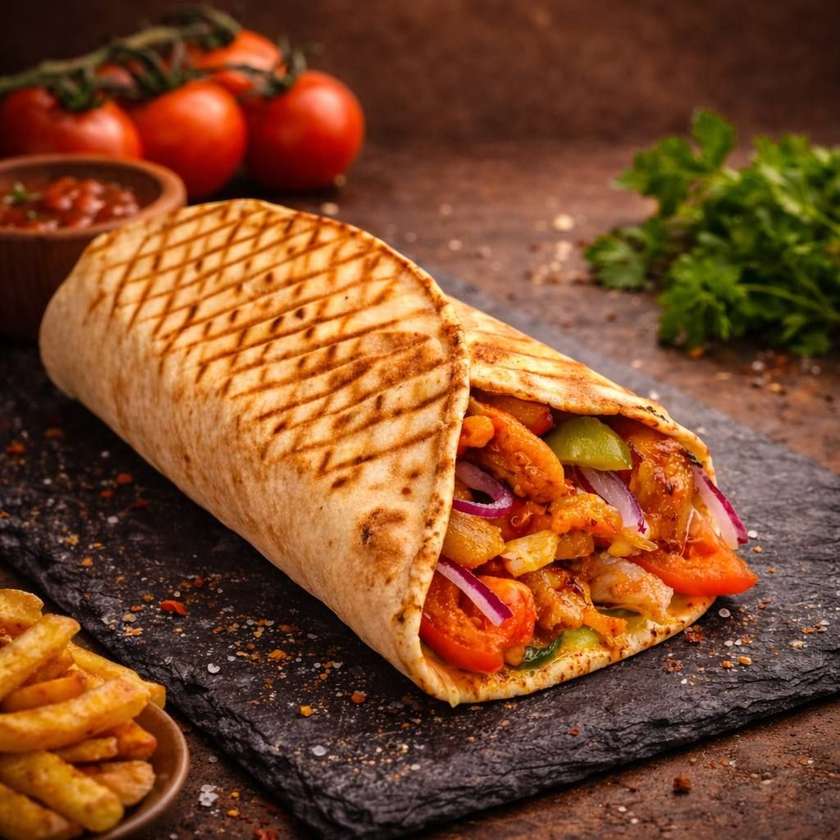 Kebabas lavaše