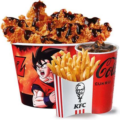 Teriyaki Strips Bucket Menu XL