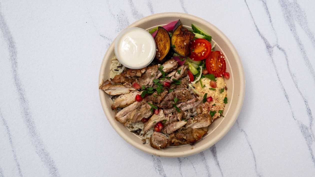 Grilled Chicken Shawarma Rice Bowl