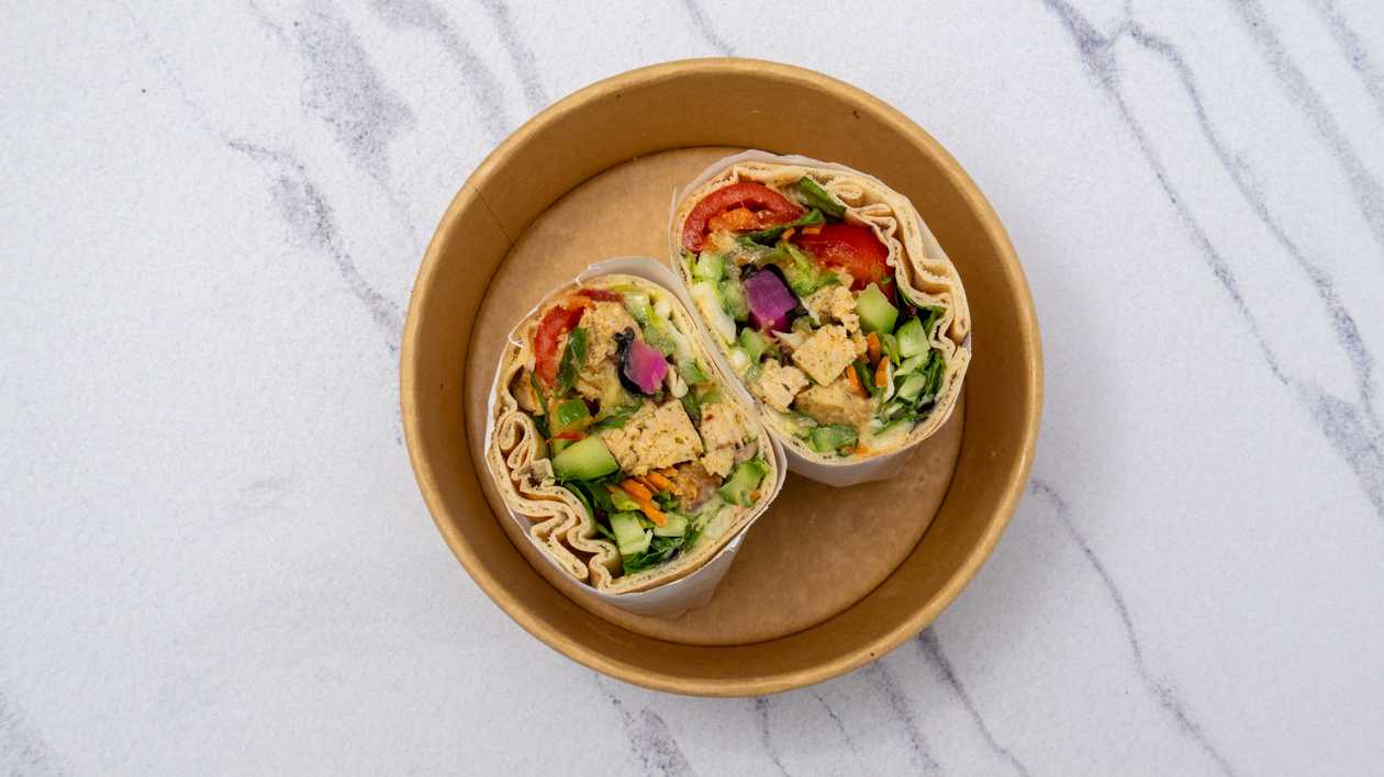 Chicken Kofte Pitta Wrap