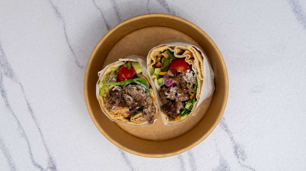 Beef Tantuni Pitta Wrap