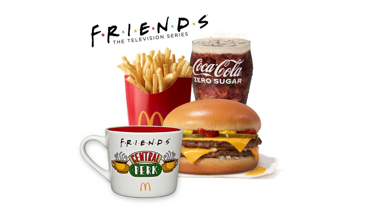 Large Double Cheeseburger Meal + Friends Mug