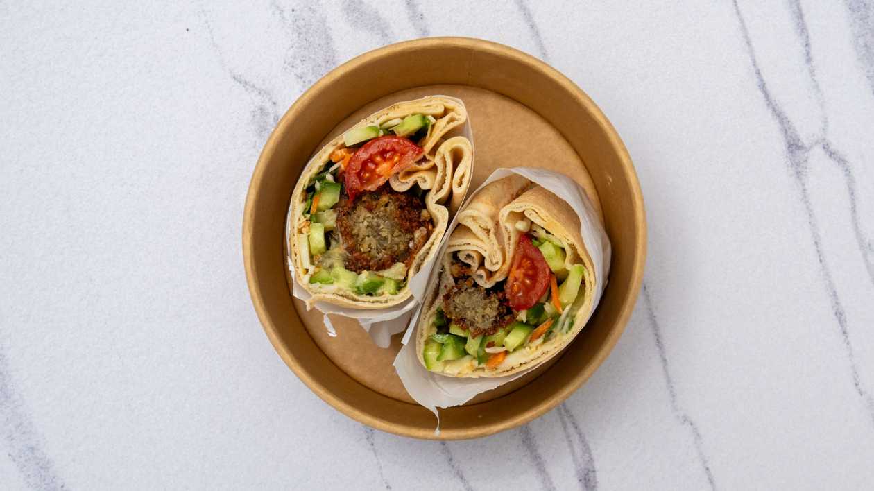 Falafel Pitta Wrap