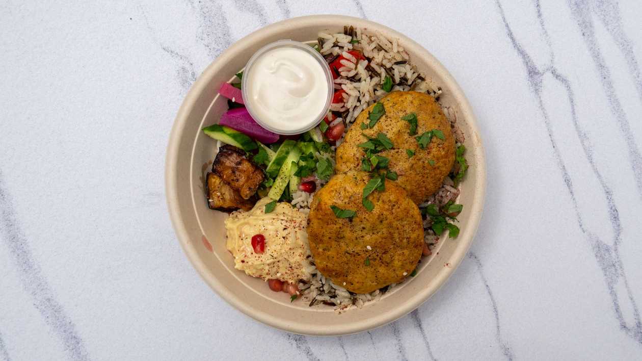 Chicken Kofte Rice Bowl