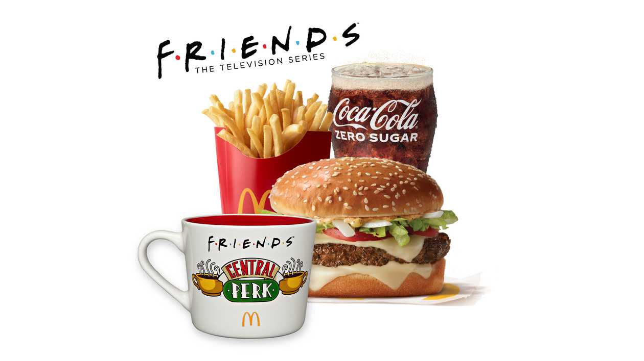 Large Big Tasty Meal + Friends Mug